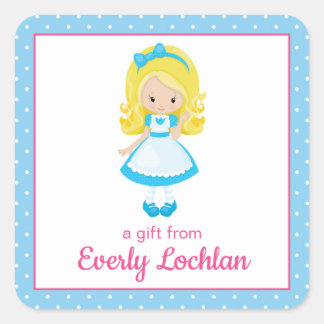 Goldilocks and The Three Bears Square Sticker