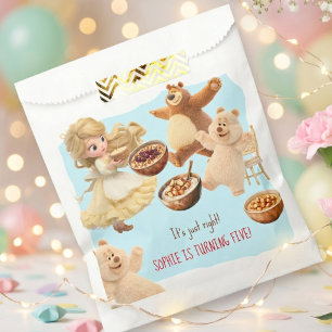 Goldilocks Birthday Favour Bag