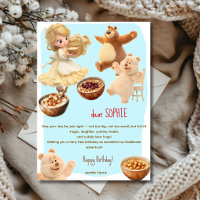 Goldilocks Happy Birthday