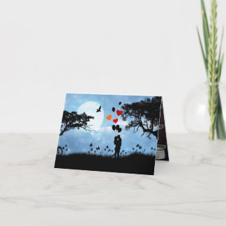 Golding Rose Folded Invitation