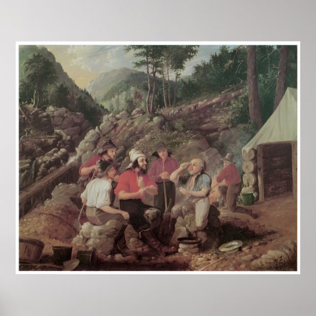 Goldminers, 1858 poster (Front)