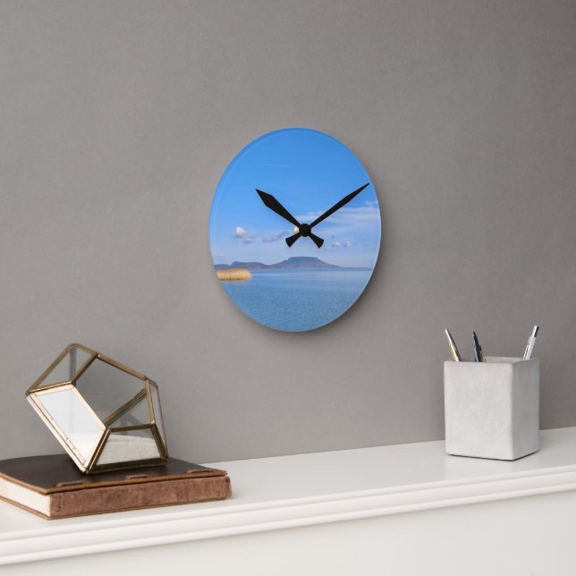 Gold'n'blue Round Clock (Office)
