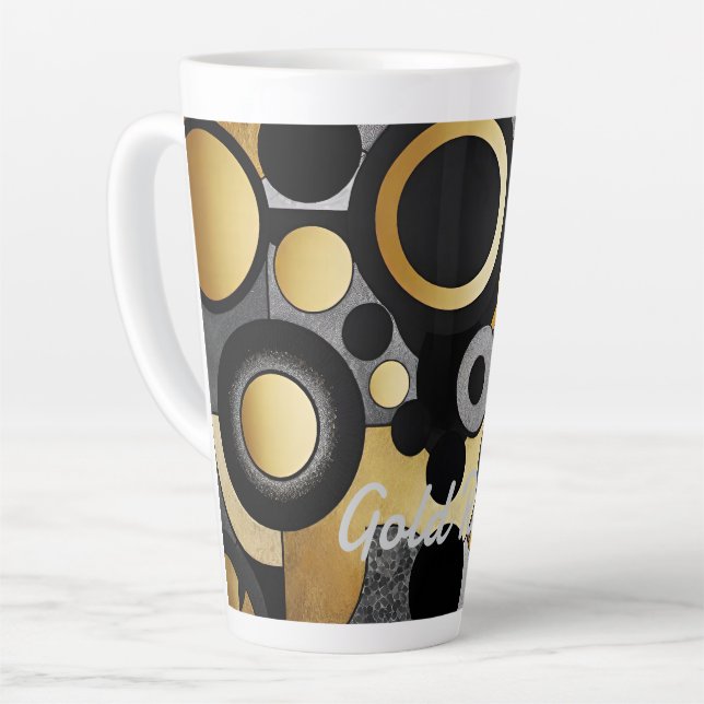 GoldRush 2 Latte Mug (Left Angle)