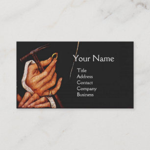 GOLDSMITH,PRECIOUS METALWORKER,GOLD JEWELRY ART BUSINESS CARD