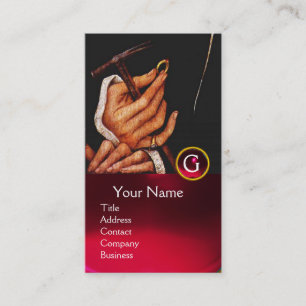 GOLDSMITH,PRECIOUS METALWORKER,GOLD JEWELRY ART BUSINESS CARD