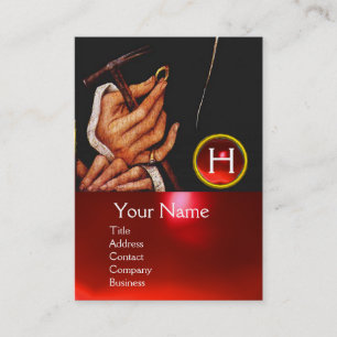 GOLDSMITH,PRECIOUS METALWORKER,GOLD JEWELRY ART BUSINESS CARD