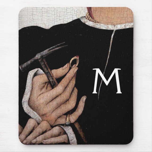 GOLDSMITH,PRECIOUS METALWORKER,GOLD JEWELRY ART MOUSE PAD (Front)