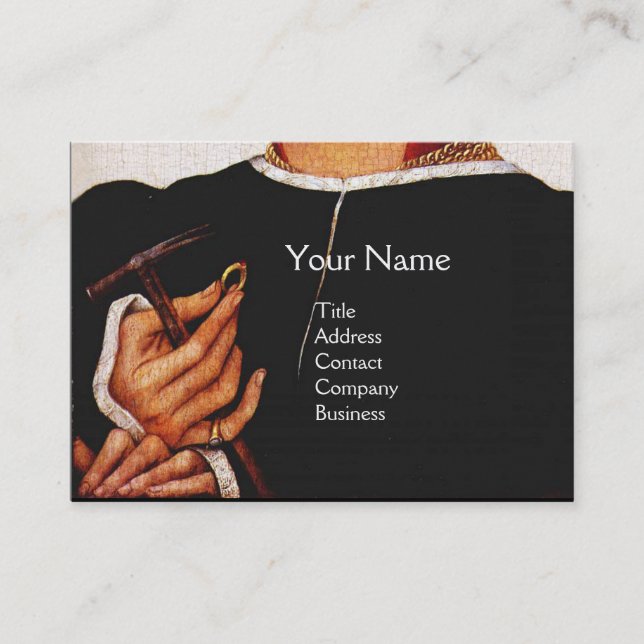 GOLDSMITH,PRECIOUS METALWORKER, JEWELRY Pearl Business Card (Front)