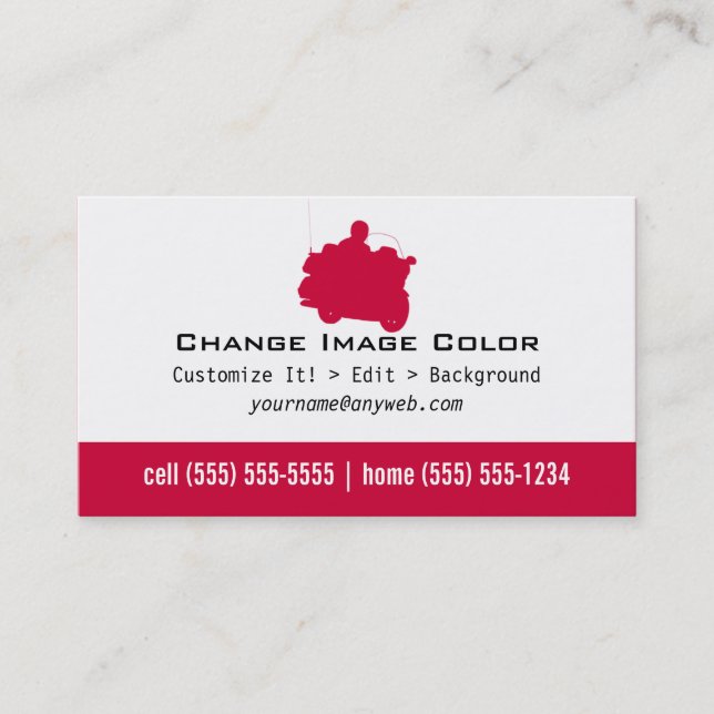 Goldwing - carte de visite personnel (Devant)