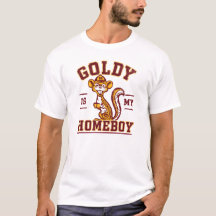 Goldy Is My Homeboy Retro Gopher T-Shirt