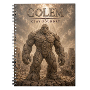 Golem Clay Foundry Dark Cinema Notebook