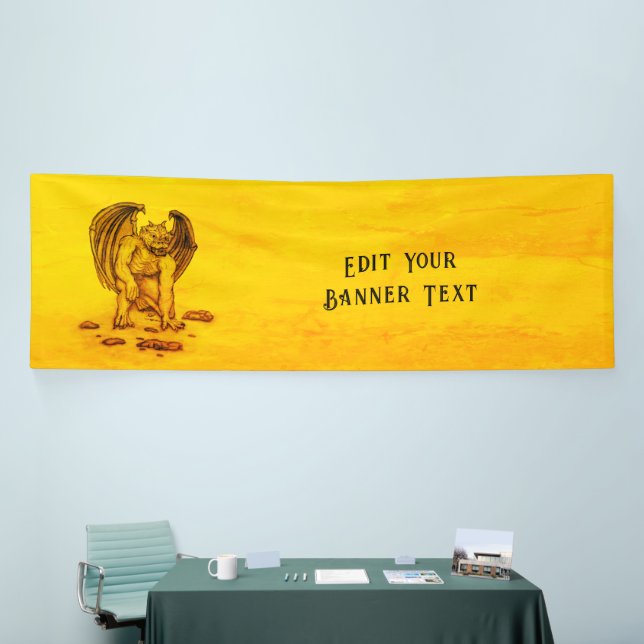 Golem Gargoyle Banner (Tradeshow)
