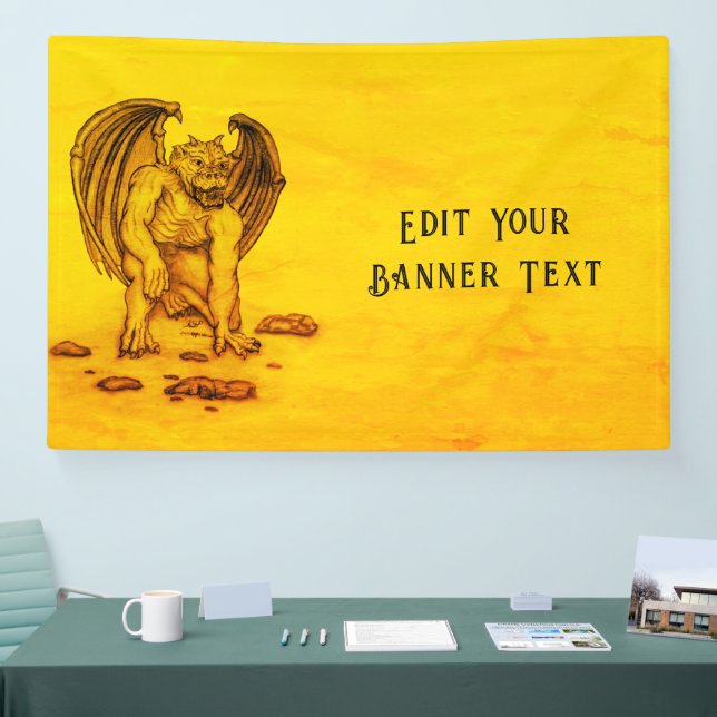 Golem Gargoyle Banner (Tradeshow)
