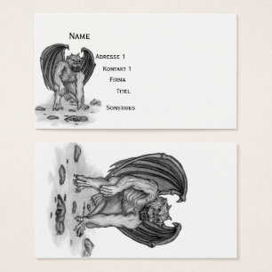 Golem Gargoyle , Black and White design