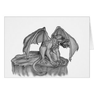 GOLEM - Gargoyle black-and-white Design