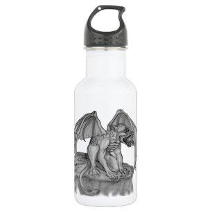 GOLEM - Gargoyle black-and-white Design 532 Ml Water Bottle