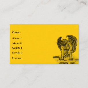 Golem Gargoyle Business Card