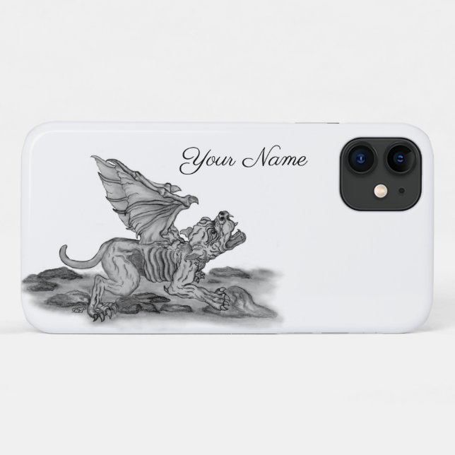 Golem Gargoyle Case-Mate iPhone Case (Back (Horizontal))