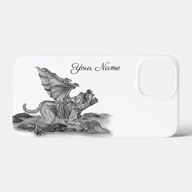 Golem Gargoyle Case-Mate iPhone Case (Back (Horizontal))