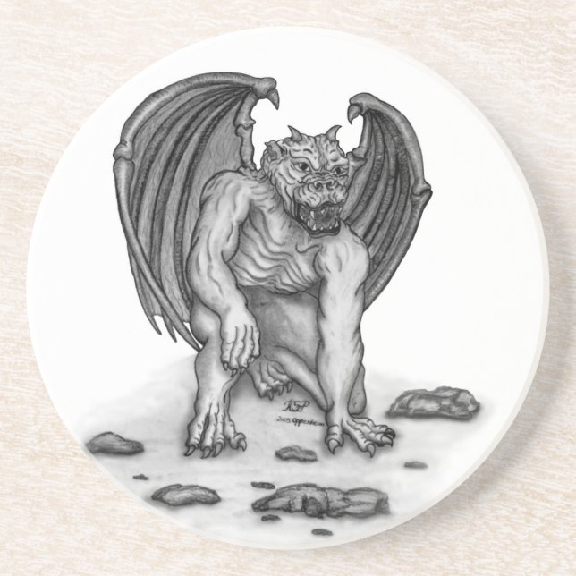 Golem Gargoyle Coaster (Front)