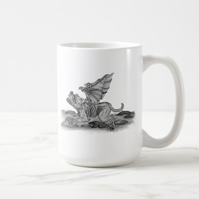 Golem Gargoyle Coffee Mug (Right)