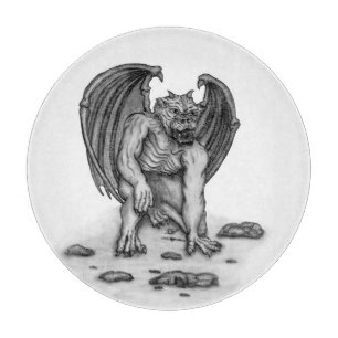 Golem Gargoyle Cutting Board