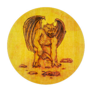 Golem Gargoyle Cutting Board