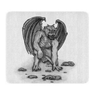 Golem Gargoyle Cutting Board