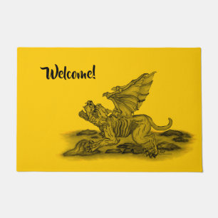 Golem Gargoyle Doormat
