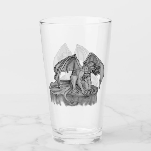 Golem Gargoyle Glass (Front)