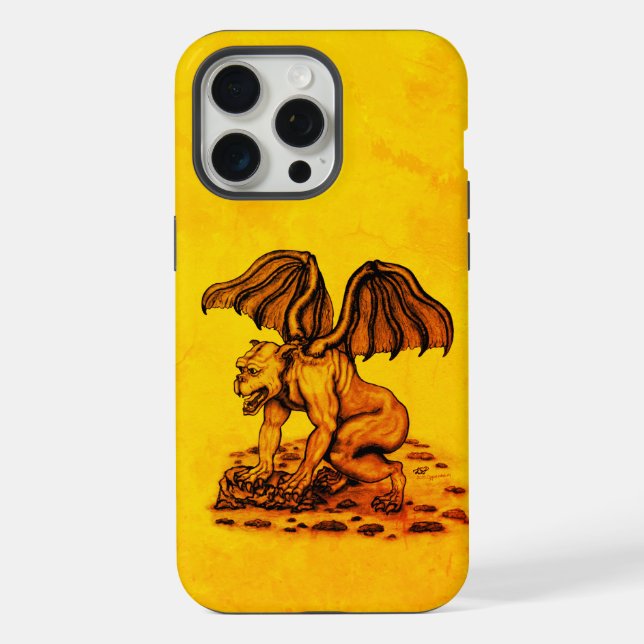 Golem Gargoyle iPhone Case (Back)