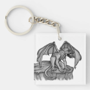 Golem Gargoyle Keychain