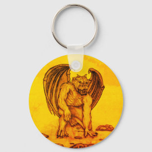 Golem Gargoyle Keychain