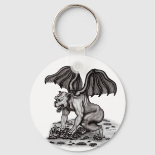 Golem Gargoyle Keychain