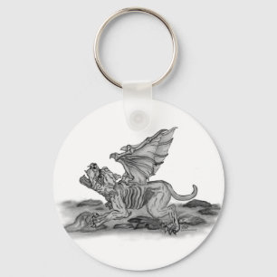 Golem Gargoyle Keychain
