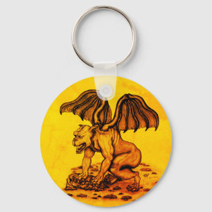 Golem Gargoyle Keychain