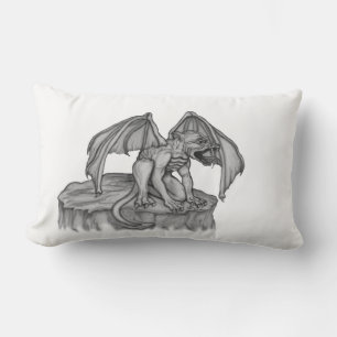 Golem Gargoyle Lumbar Pillow