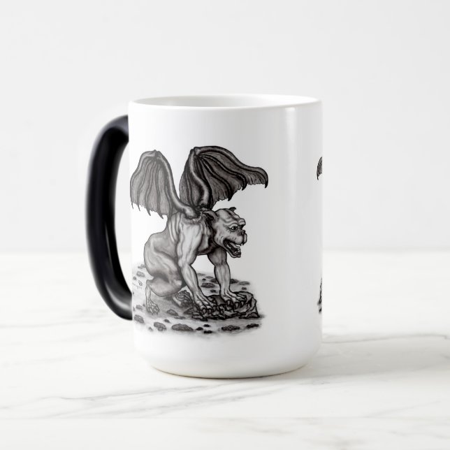 Golem Gargoyle Magic Mug (Front Left)