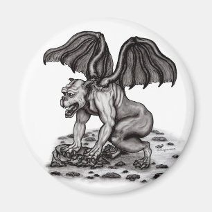 Golem Gargoyle Magnet