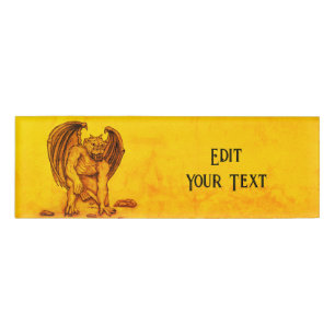 Golem Gargoyle Name Tag