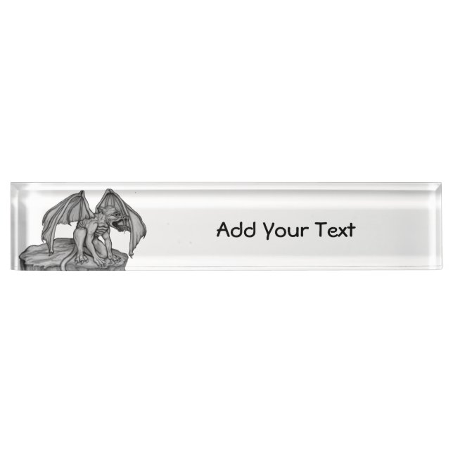 Golem Gargoyle Nameplate (Front)