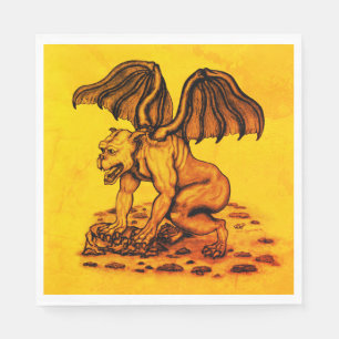 Golem Gargoyle Napkin