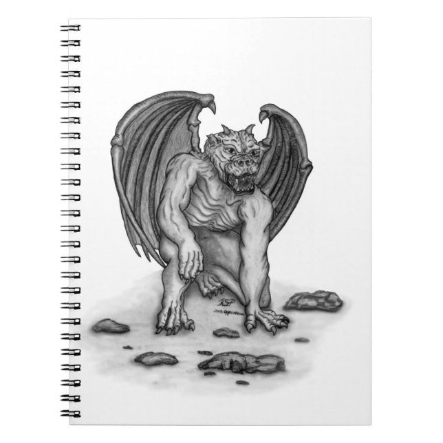 Golem Gargoyle Notebook (Front)