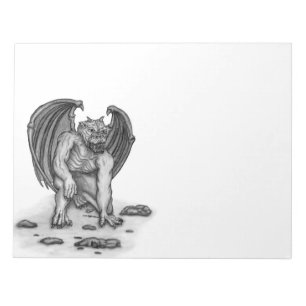 Golem Gargoyle Notepad
