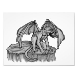 Golem Gargoyle Photo Print