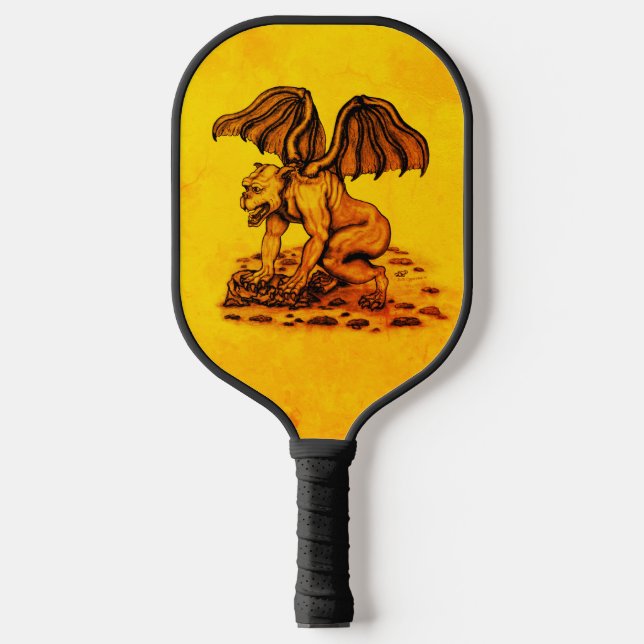 Golem Gargoyle Pickleball Paddle (Front)