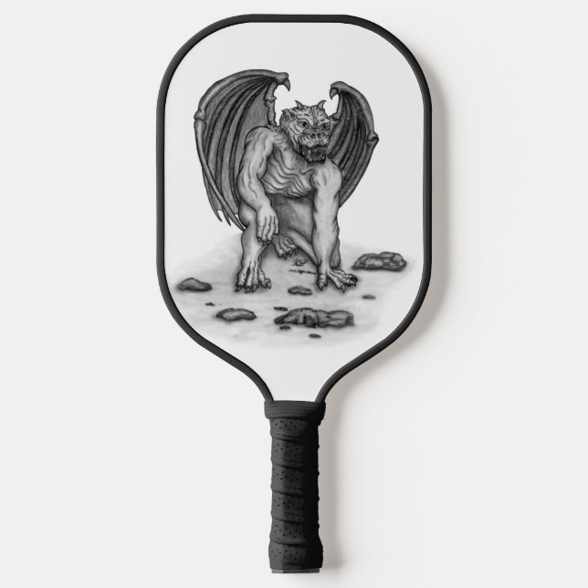 Golem Gargoyle Pickleball Paddle (Front)