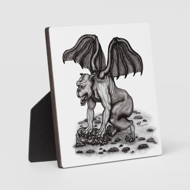 Golem Gargoyle Plaque (Front)