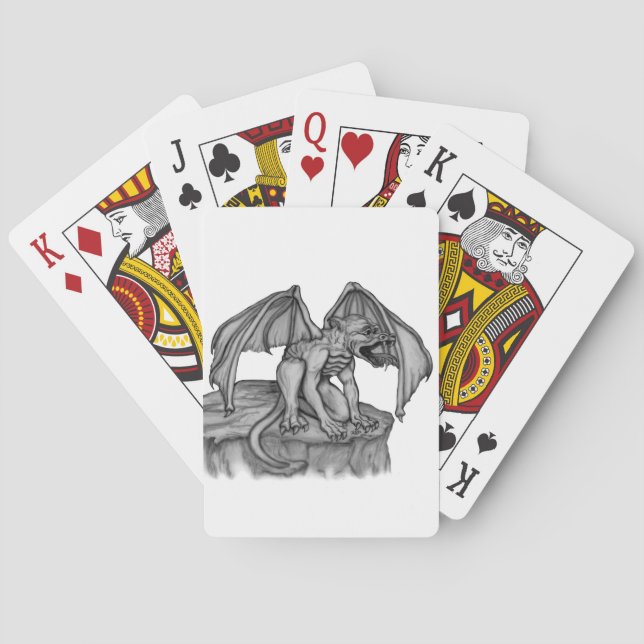 Golem Gargoyle Playing Cards (Back)