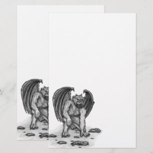 Golem Gargoyle Stationery